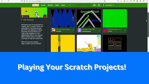 Playing Your Scratch Projects!