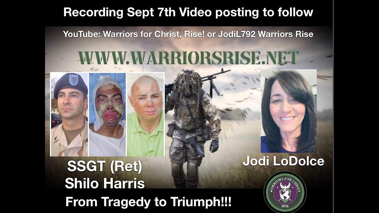 Warriors Rise interviews Army Hero SSGT (Ret.) Shilo Harris