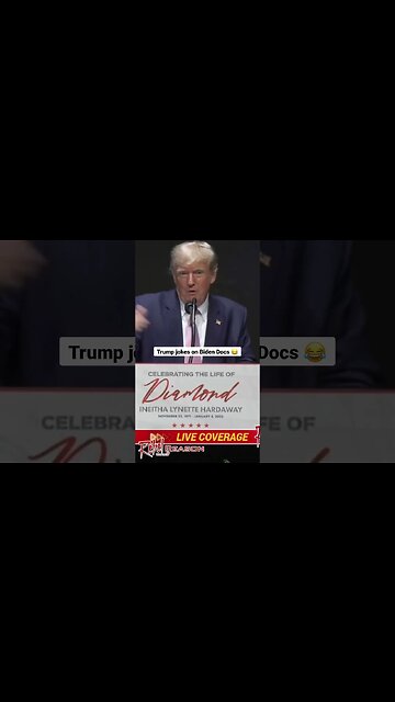 Trump jokes on Biden docs