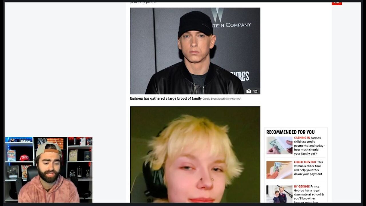 'Slim She/He' | Eminem's Daughter Professes Her Mental Illness, Derealization Struggles