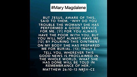 Mary Magdalene #bibleverseoftheday📖😇 #biblebuild #biblebuild #bibletruth #biblescripture #Bible