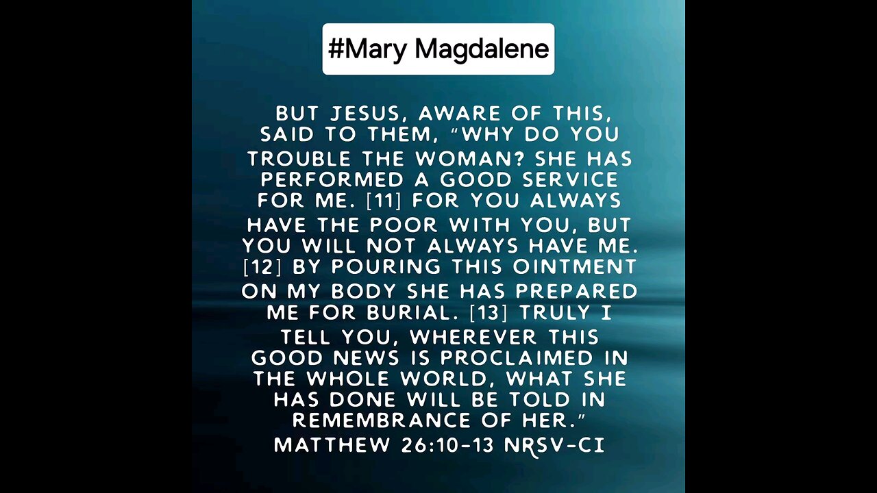 Mary Magdalene #bibleverseoftheday📖😇 #biblebuild #biblebuild #bibletruth #biblescripture #Bible