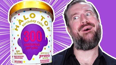 Halo Top Birthday Cake Light Ice Cream | Healthy Ice Cream?