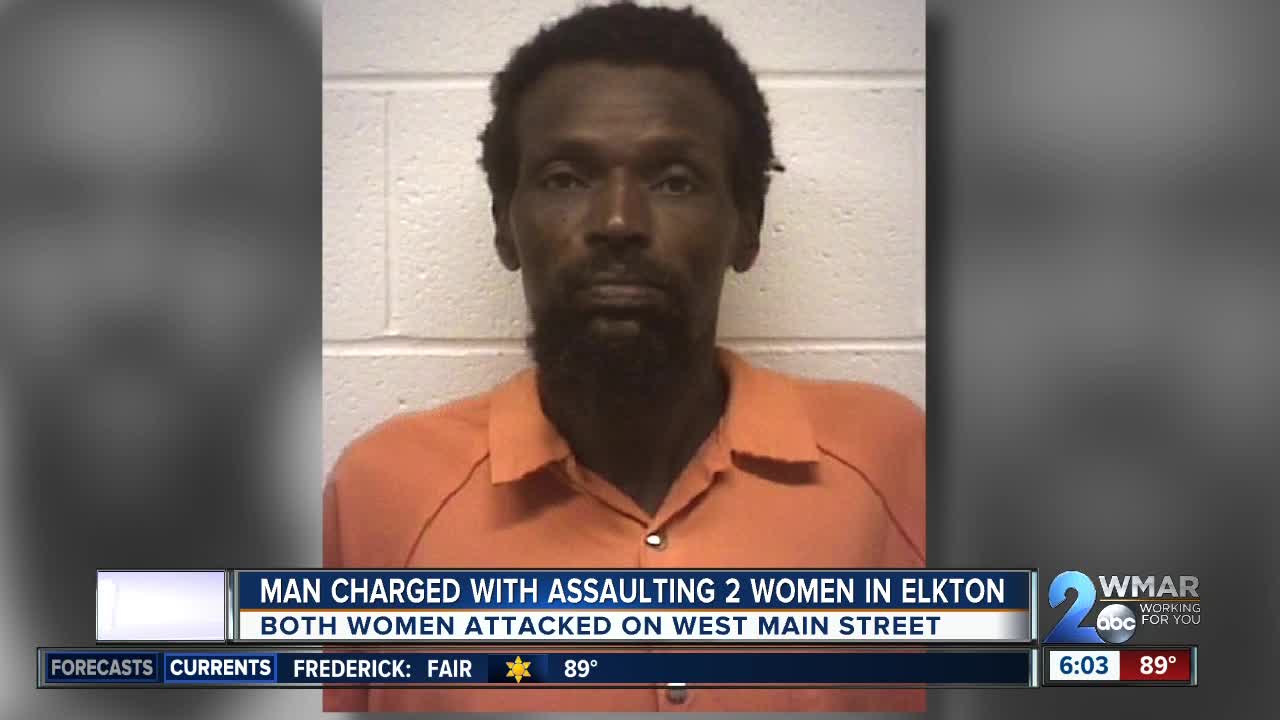Man charged with assaulting two women in Elkton