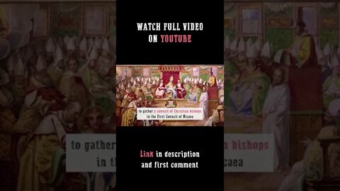 Constantine's new Fake Christianity #Shorts #Jesus #Trinity #Christianity