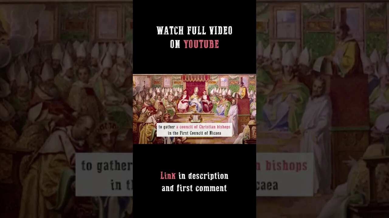 Constantine's new Fake Christianity #Shorts #Jesus #Trinity #Christianity