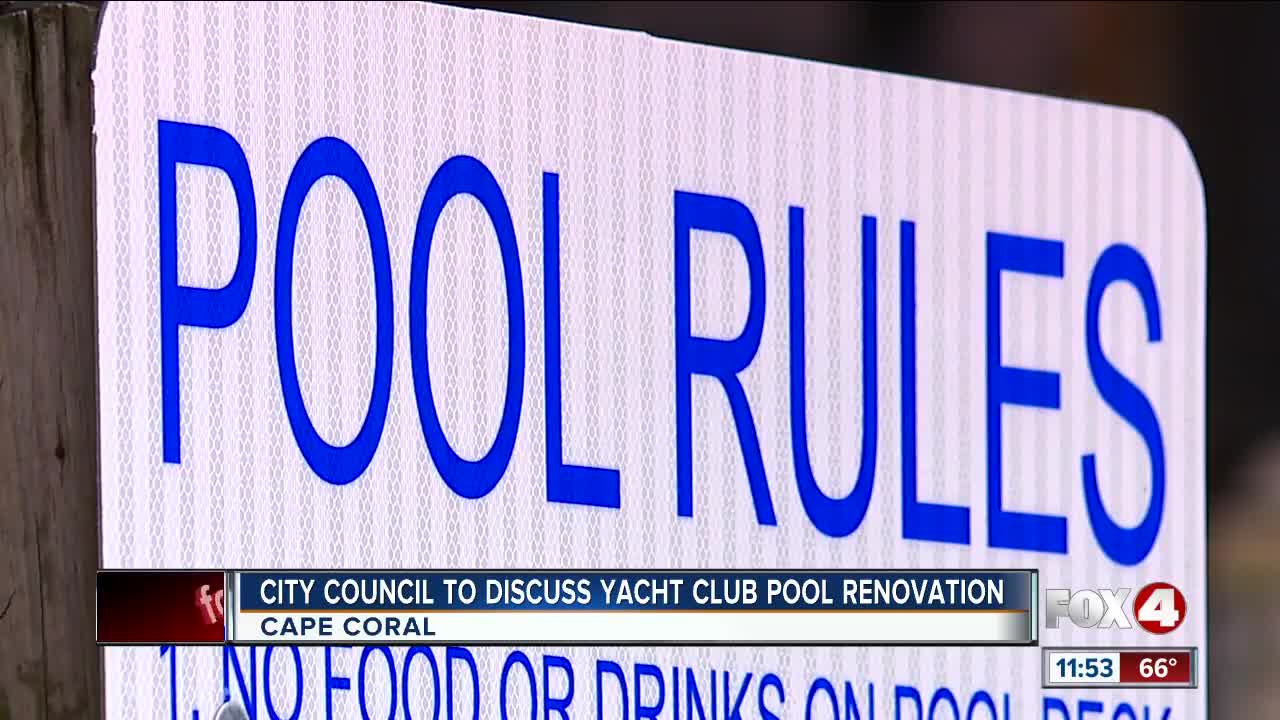 City Council to discuss yacht club renovations