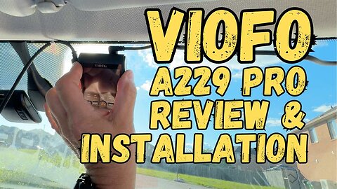 Viofo A229 Pro dual dashcam