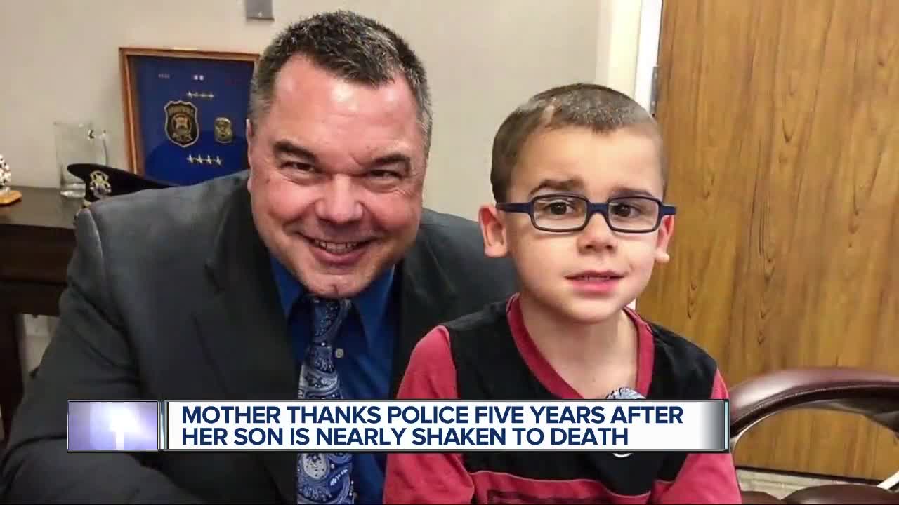 Macomb County mom thanks police for helping her son get justice