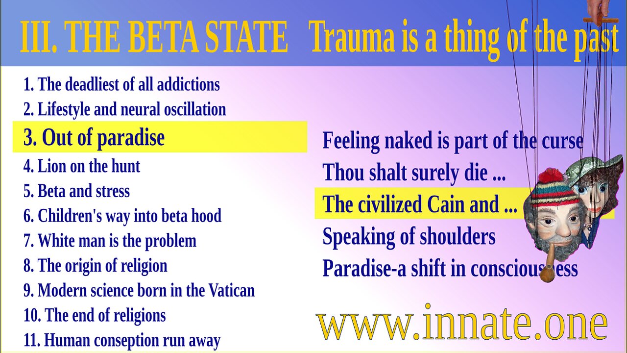 #56 Farmers and warriors - Trauma is a thing of the past – The civilized Cain and the paradisical...