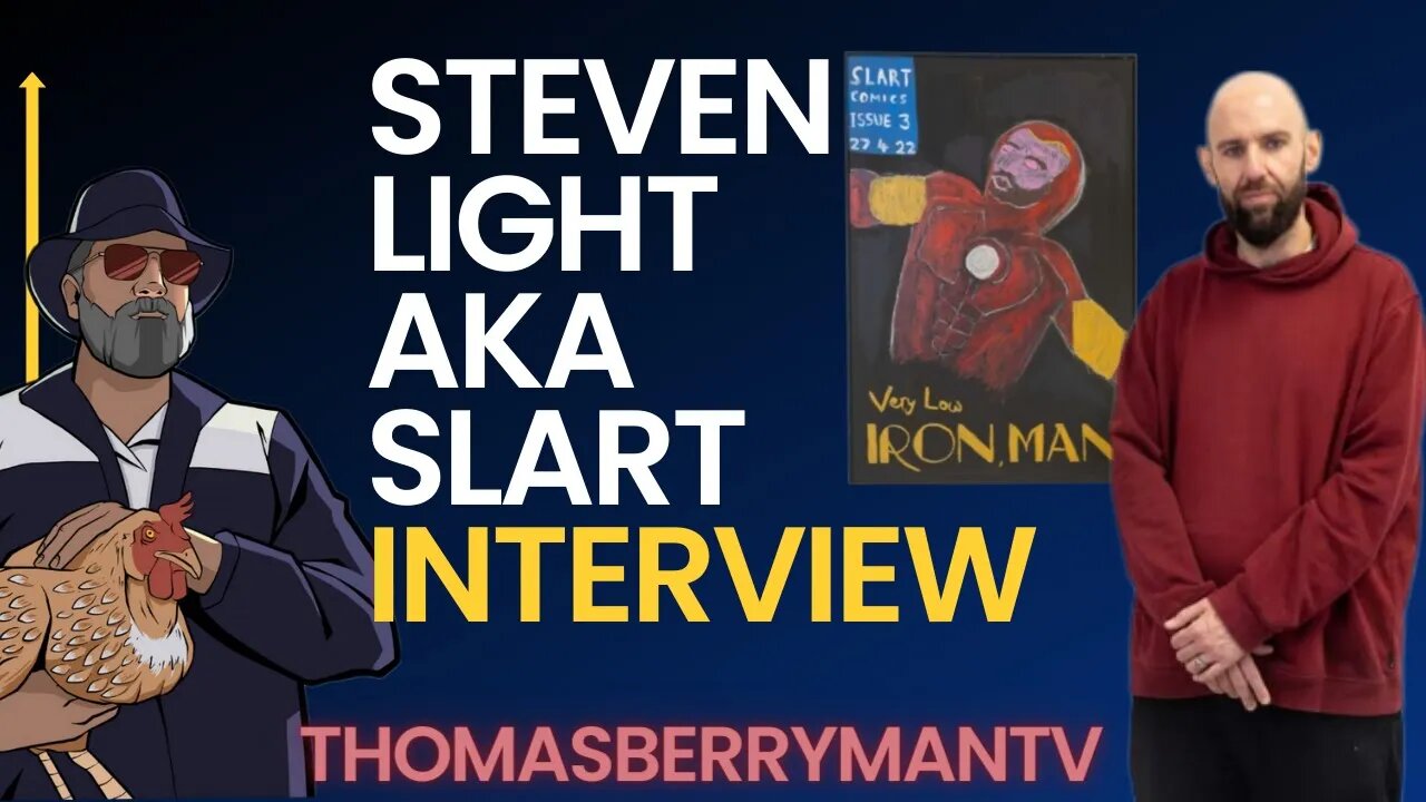 Steven Light aka SLART the artist Interview - Art, Music, Movies, Creating, Social Anxiety, Health