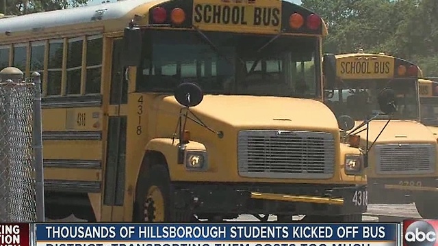 Thousands of Hillsborough students kicked off bus