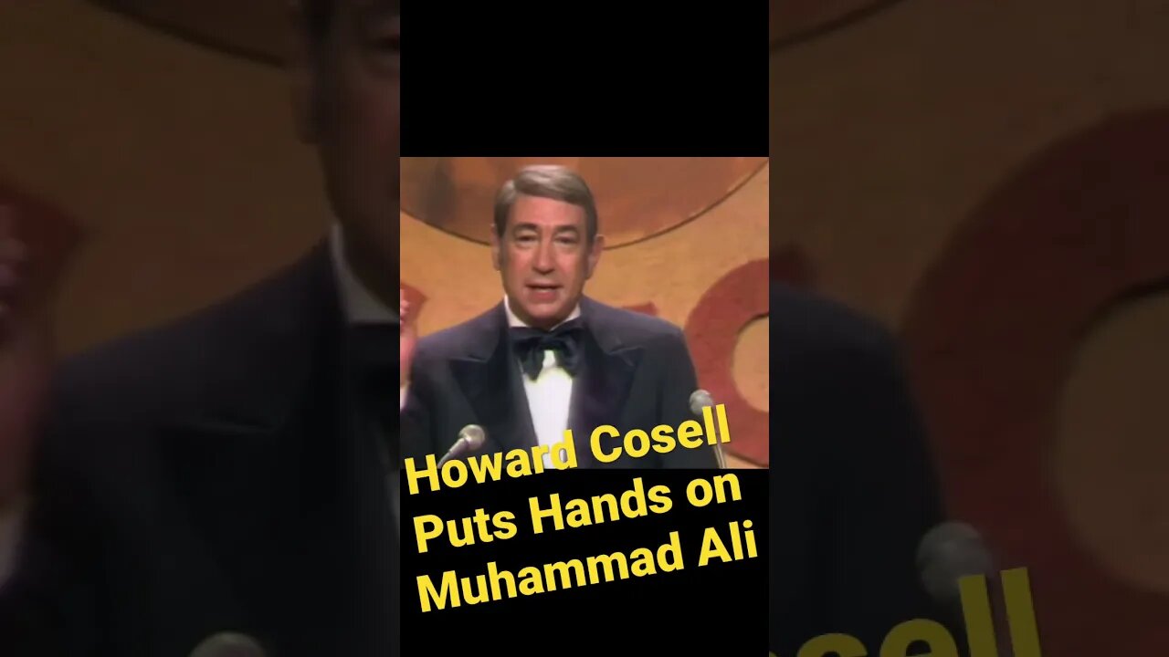 Howard Cosell - Puts hands on Muhammad Ali