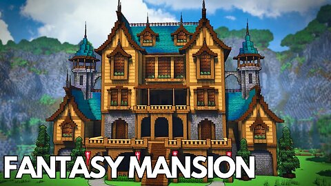 Minecraft: How To Build A Fantasy Mansion | Full Tutorial