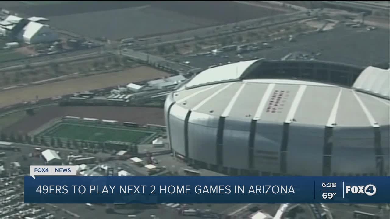 49ers playing in Arizona
