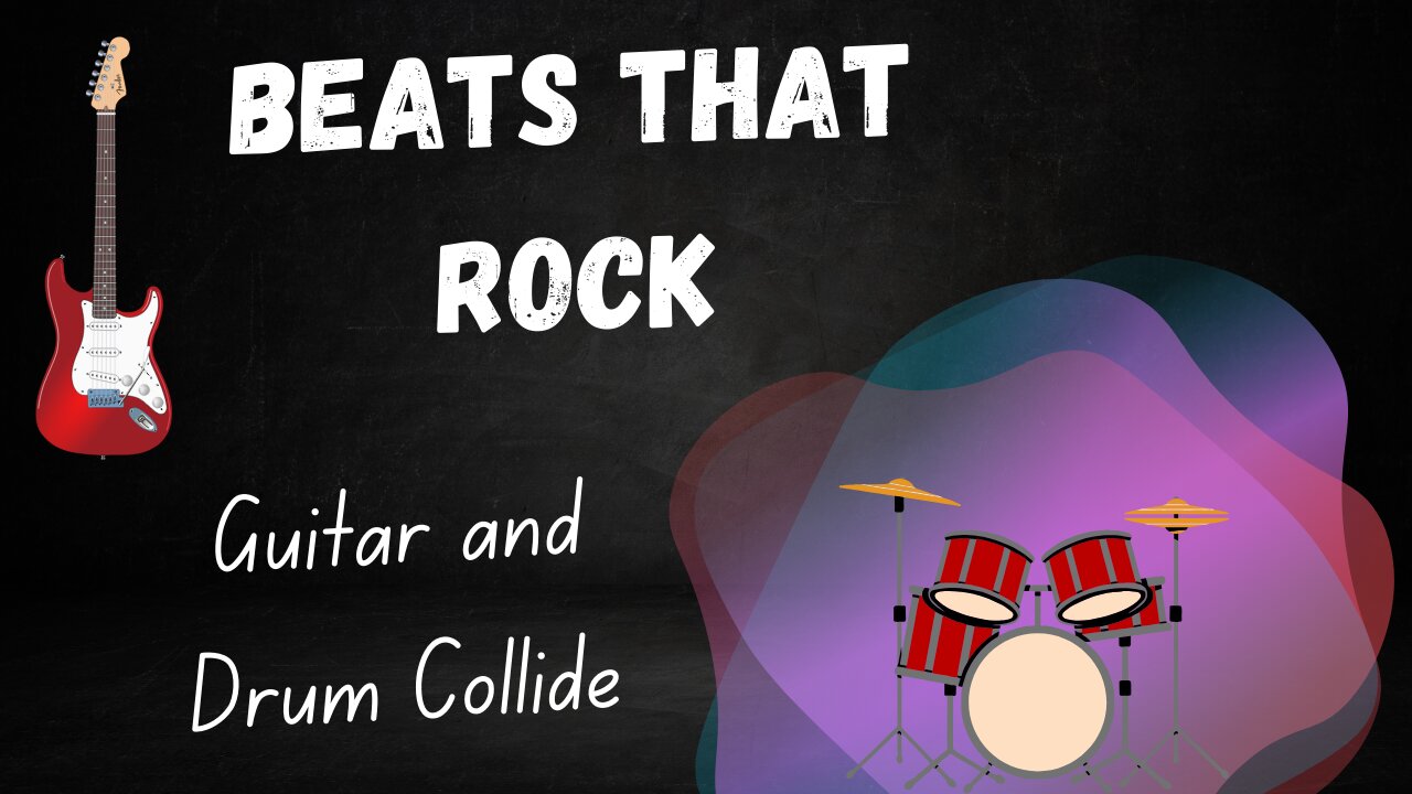 Beats that rock guitar and drum collide