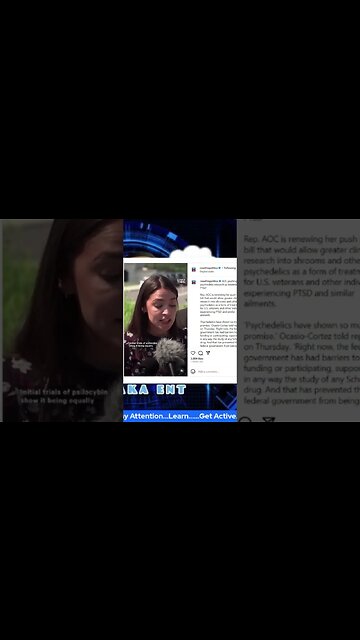 AOC pushing a bill to expand psychedelic research