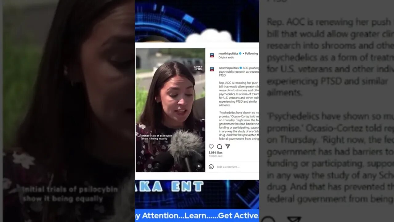 AOC pushing a bill to expand psychedelic research