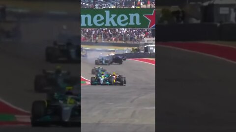 Fernando Alonso and Lance Stroll big crash #usgp #shorts