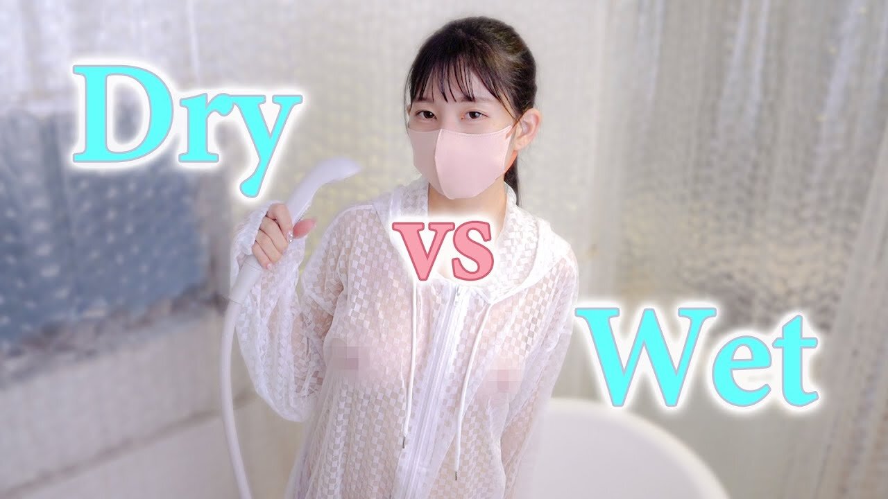 Dry vs Wet with Yui | Try on haul Transparent Clothing