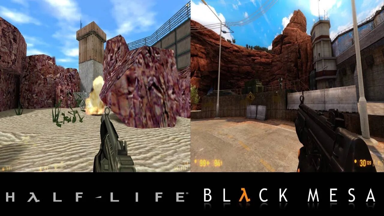 Half Life Vs Black Mesa Short (Surface Tension Part 2)