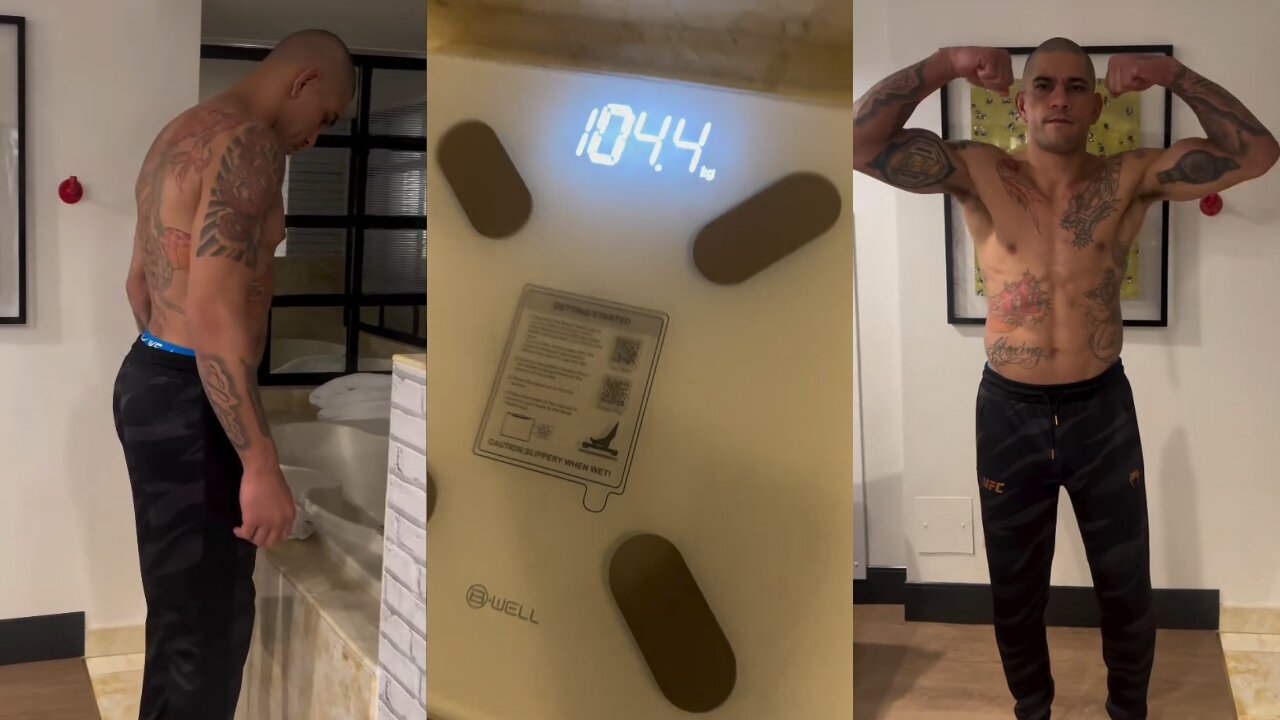 Alex Pereira Massive 25 lbs Weight Gain After Weighing in at UFC 303