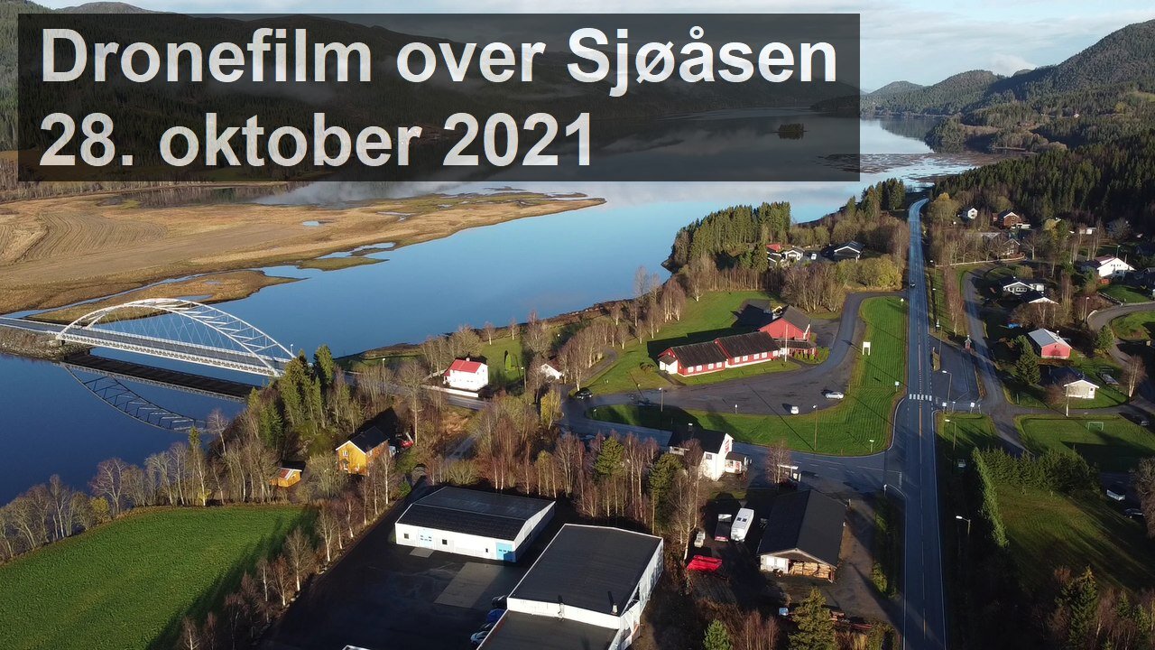 Dronefilm over Sjøåsen 28.10.2021