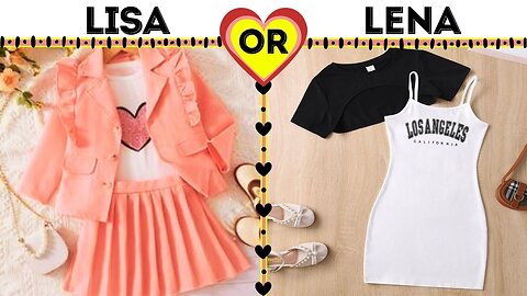 LISA OR LENA 🌟 [FASHION] ♥ #lisa #lisaandlena #lena #lisaorlena #lisalena