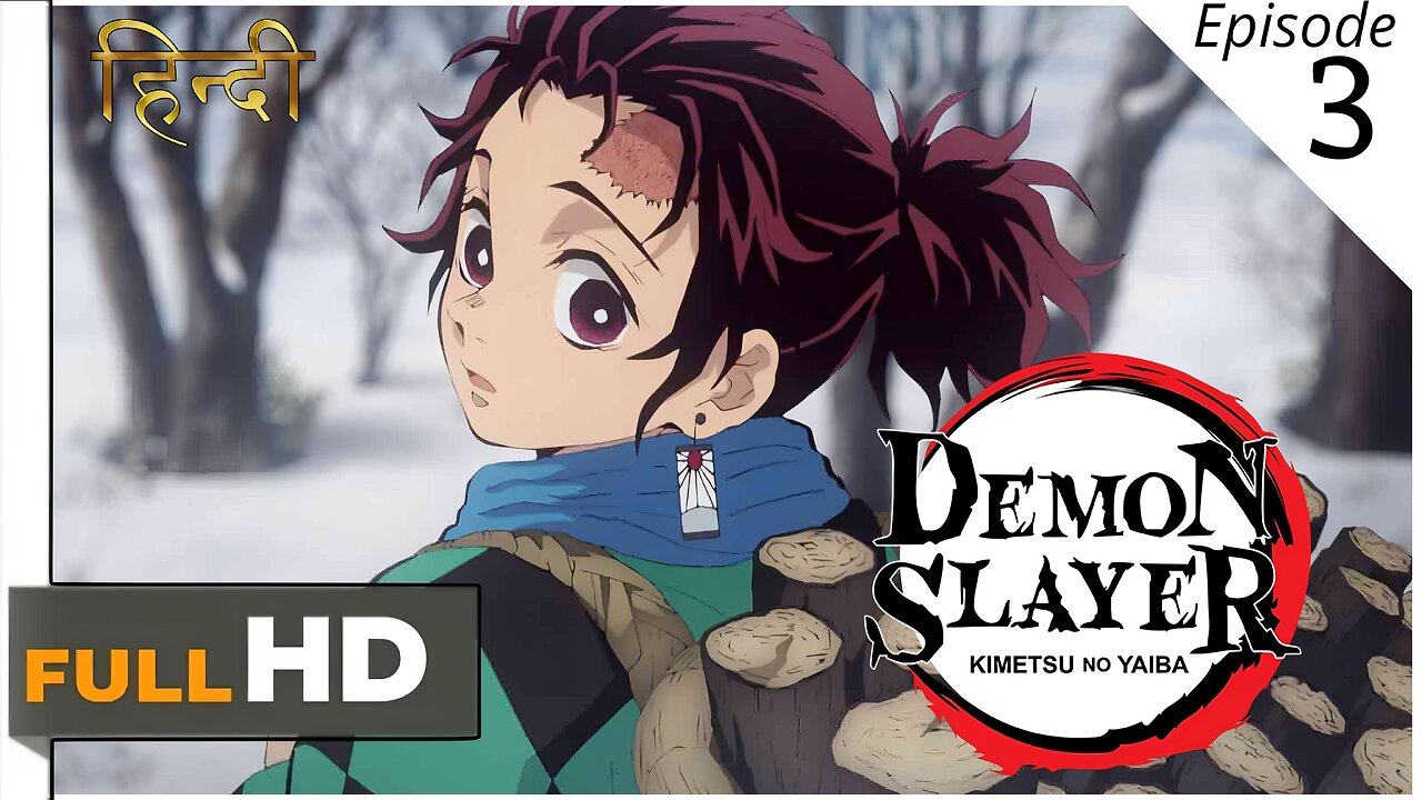 Demon Slayer/ Season 1 Episode 3/ Hindi official dubbed Full HD QUALITY