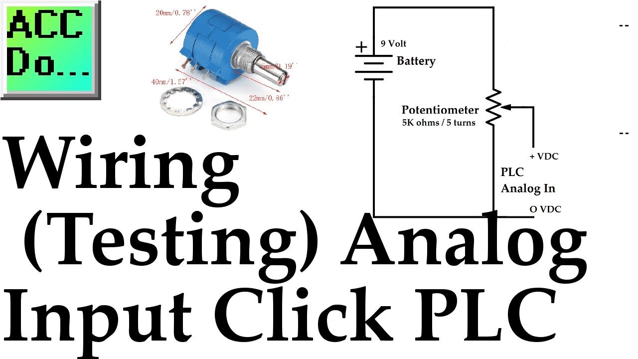 Wiring Testing Analog PLC Input Click