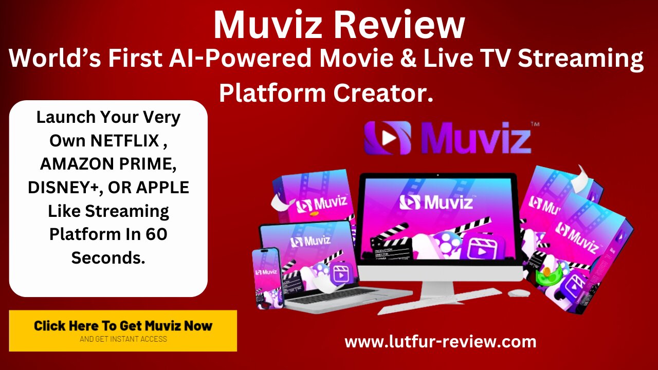 Muviz Review - World’s First AI-Powered Movie & Live TV Streaming Platform Creator.