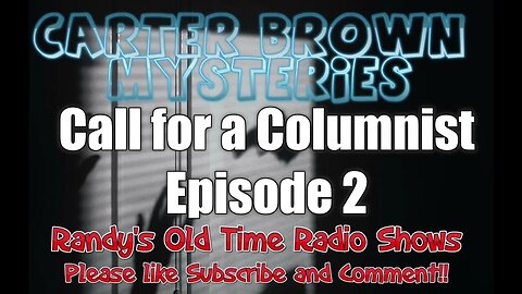 Carter Brown Mysteries 02 Call for a Columnist 2