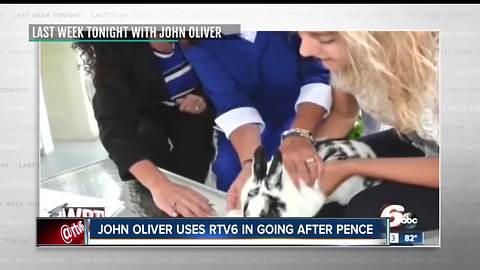 RTV6 clip about Mike Pence featured in HBO's 'Last Week Tonight with John Oliver'