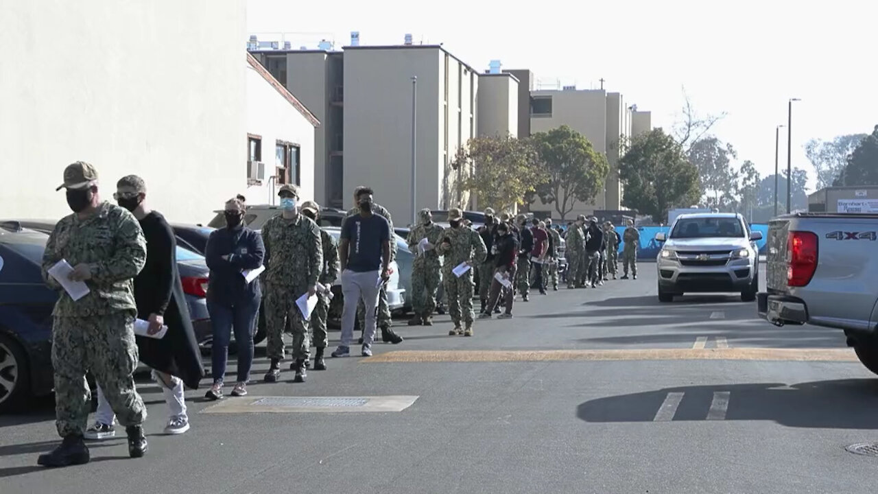 Sailors receive coronavirus vaccine