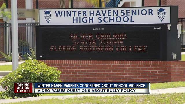 Parents worried about bullying at Winter Haven High after fighting video