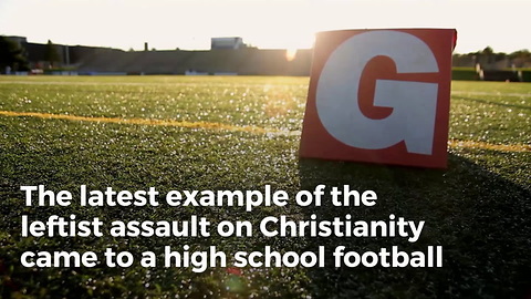 School Paints Over Cross On Football Field, So Locals Show Up To Game With Their Own