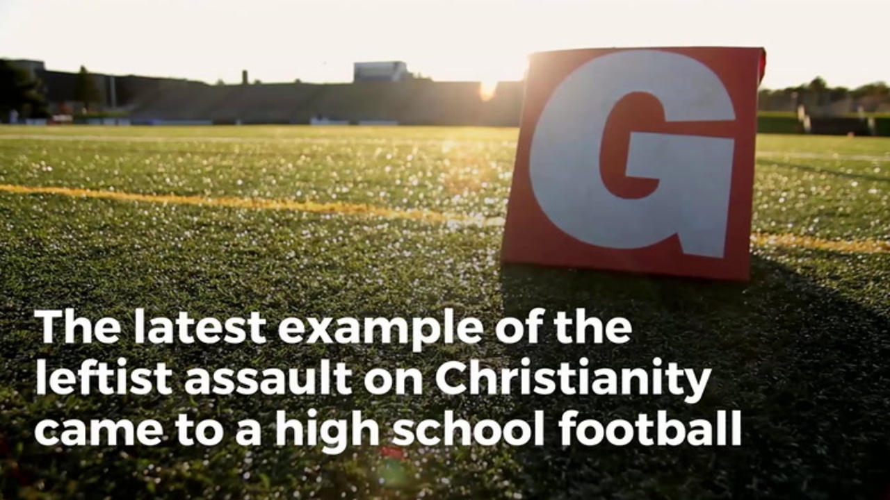School Paints Over Cross On Football Field, So Locals Show Up To Game With Their Own
