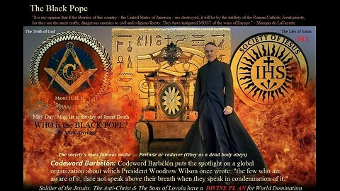 Ex-Satanist expose Black Pope, Jesuits, Illuminati, Freemasonry, and other Secret Societies