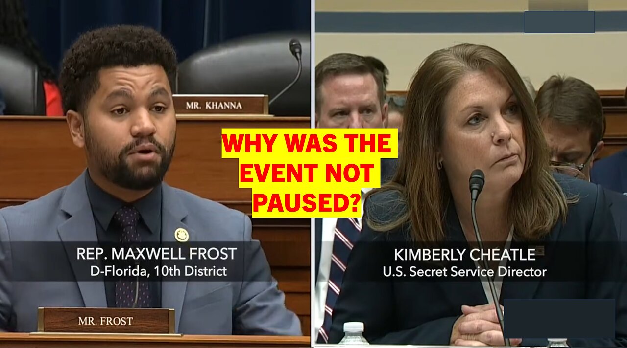 Rep. Maxwell Frost (D-FL): Why Was The Event Not Paused?