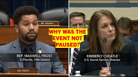 Rep. Maxwell Frost (D-FL): Why Was The Event Not Paused?