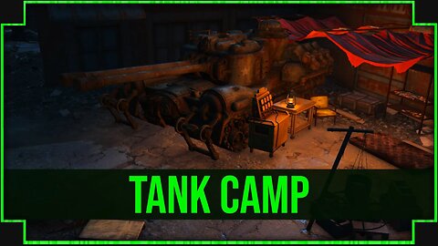 Tank Camp in Fallout 4 - Fixing Up A Forgotten War Machine!