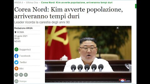Una profezia vera del dittatore coreano Kim!