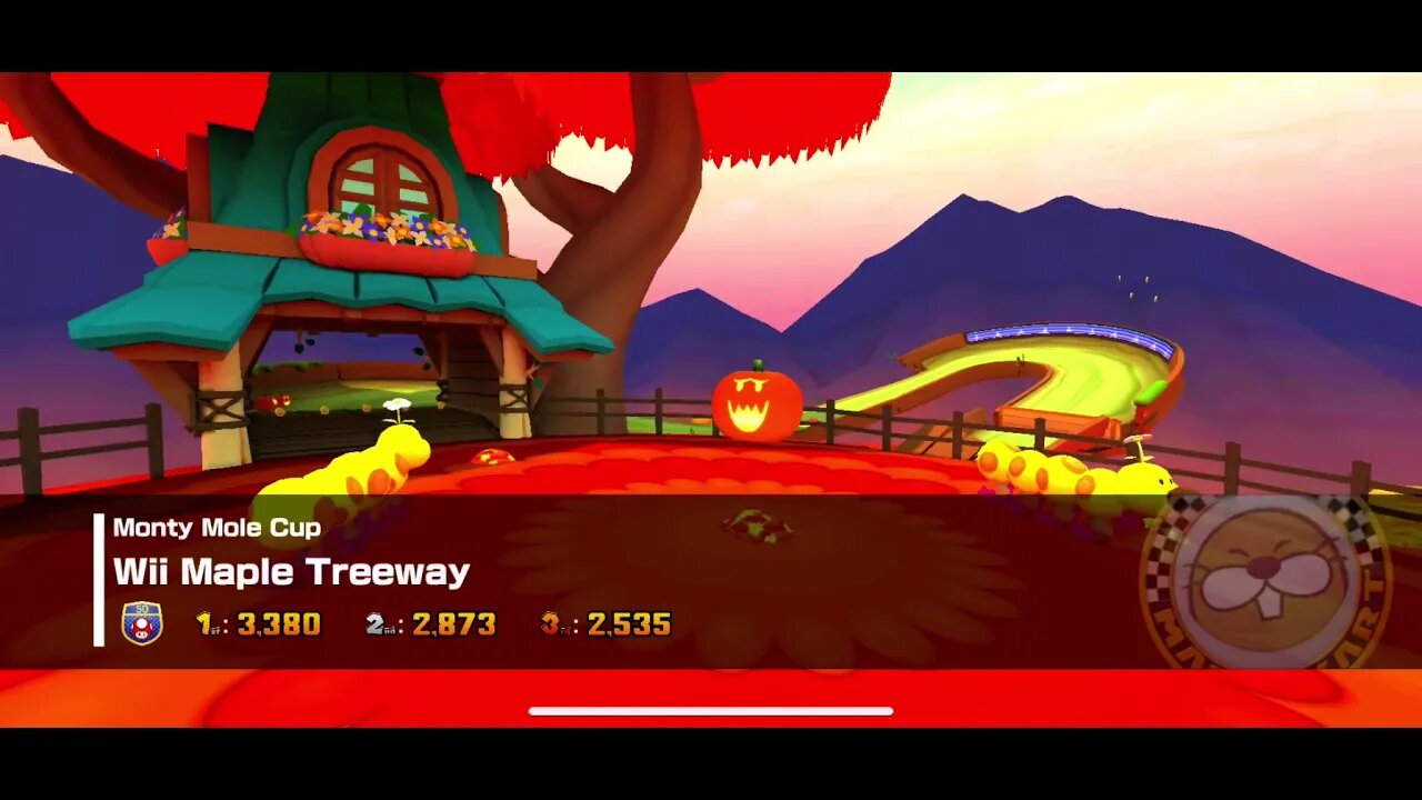 Mario Kart Tour - Maple Treeway Gameplay & OST