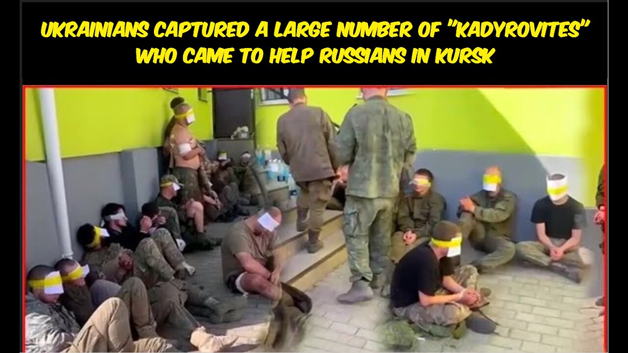 Ukrainians captured a large number of "Kadyrovites" who came to help Russians in Kursk