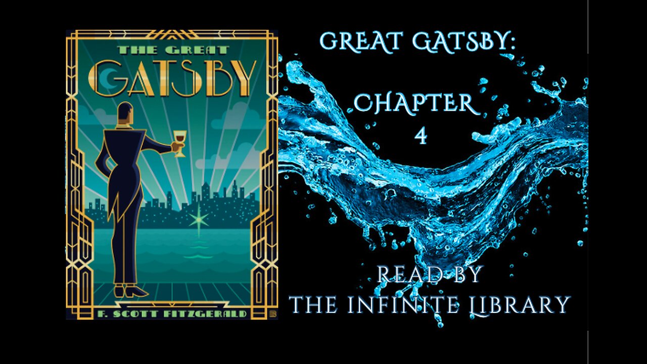 Chapter 4 of The Great Gatsby (1925) By F. Scott Fitzgerald | Ft. Pouring Rain