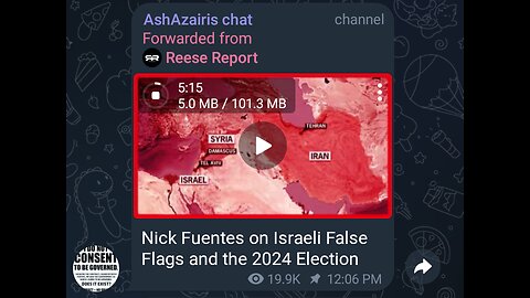 Greg Reese talks Nick Fuentes Flag False