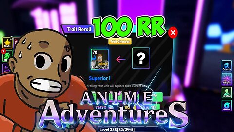 GIRANDO 100 RR EM PASSIVA NO ESCANOR NO ANIME ADVENTURES - DIA 2