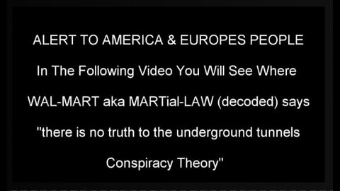 WalMart working with the NWO!!