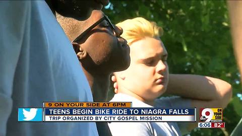 Tour de Falls bike ride teaches 'amazing kids' they can achieve the audacious