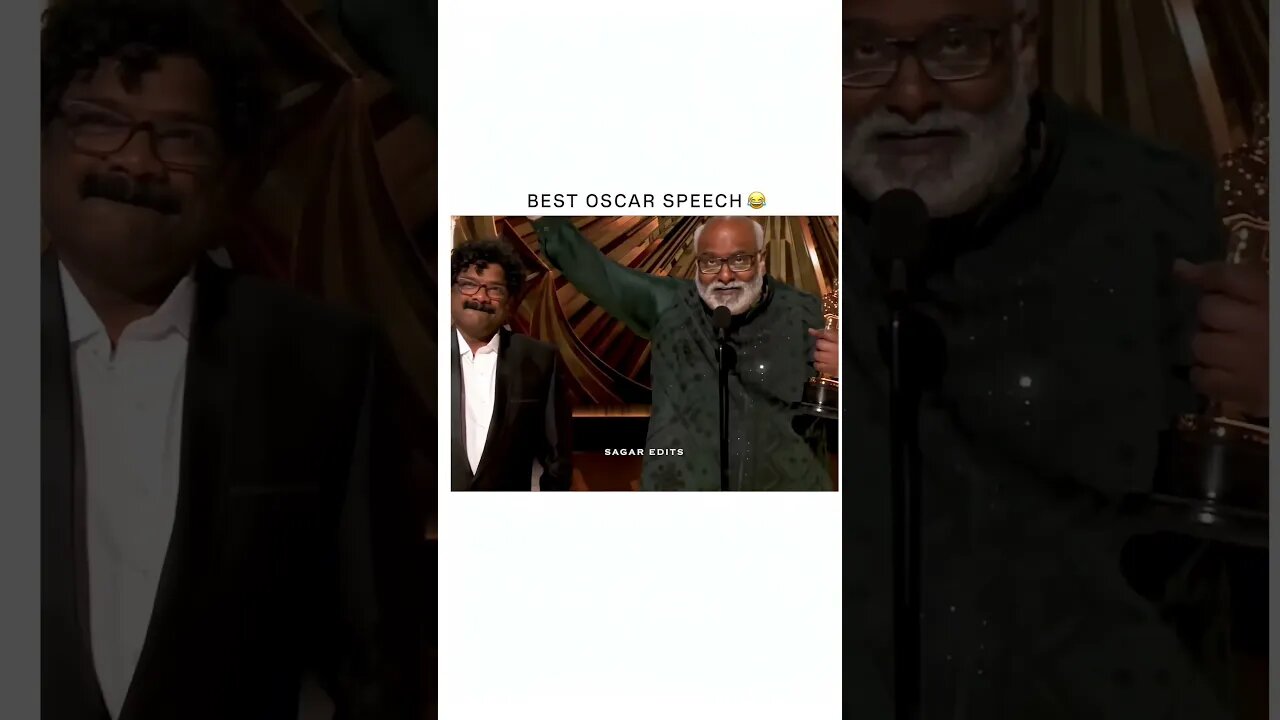 Best Oscar funny speech || aaj kamayenga to kal beth kar khaynega